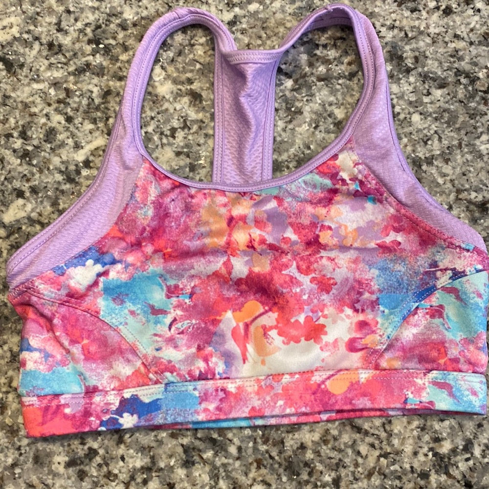 Girls size small sports bra